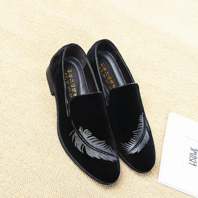 Vyriški formalūs tekstiliniai apvalūs batai