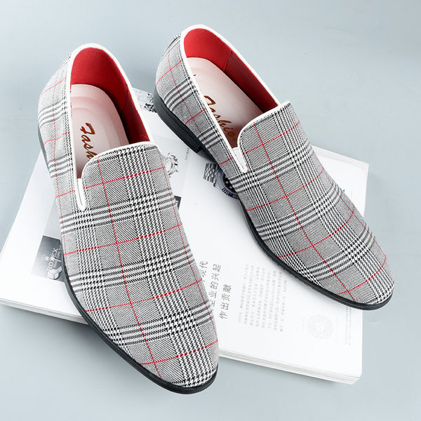 Vyriški formalūs tekstiliniai apvalūs batai