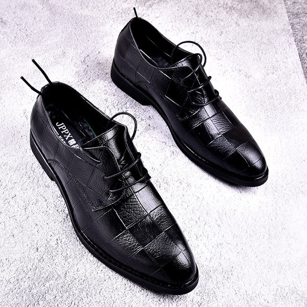 Meeste pidulikud paeltega kunstnahast kingad