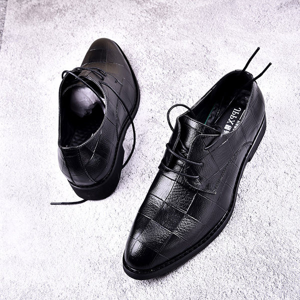 Meeste pidulikud paeltega kunstnahast kingad