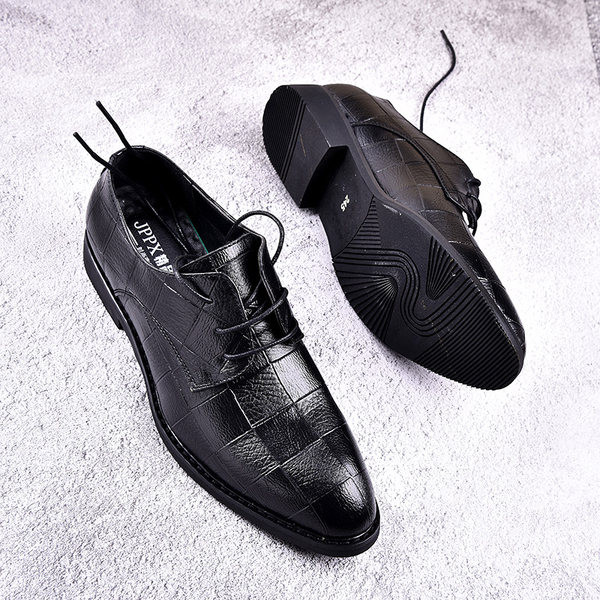 Meeste pidulikud paeltega kunstnahast kingad