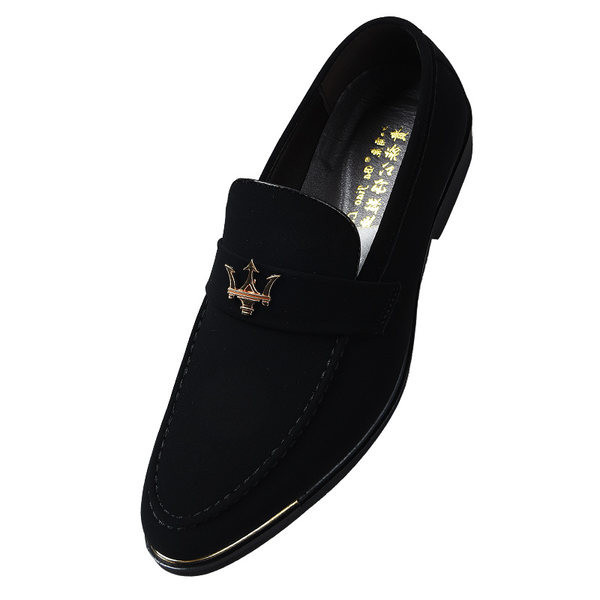 Naujo modelio proginiai batai iš eko zomšos su metaliniu elementu vyrams