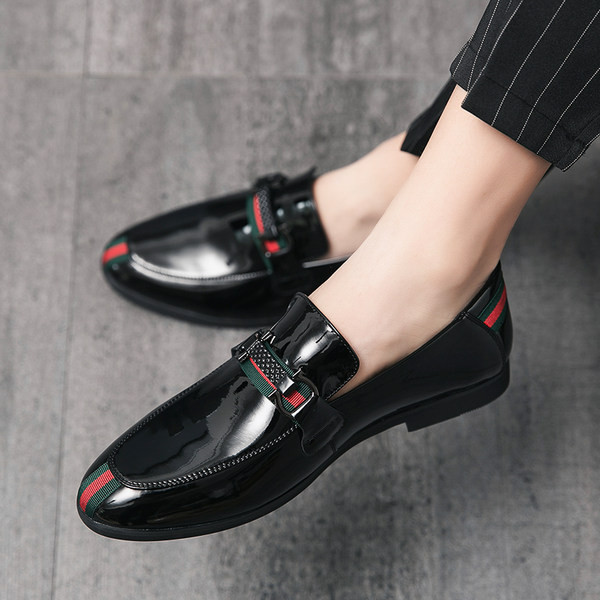 Öko-nahast meeste kingade teritatud mudel