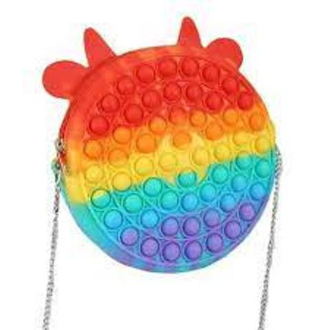 Чанта поп ит,фиджет,18 см/диаметър