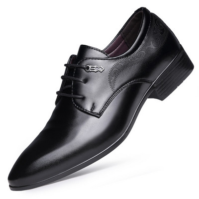 Stilīgi vīriešu formālie apavi ar sprādzi divos modeļos