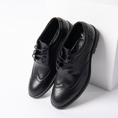 Alkalmi férfi lélegző műbőr cipő