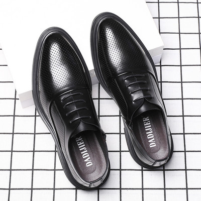 Formāli vīriešu apavi ar šņorēm - plakana zole