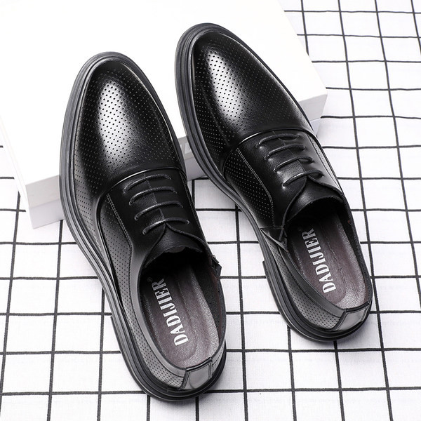 Formāli vīriešu apavi ar šņorēm - plakana zole