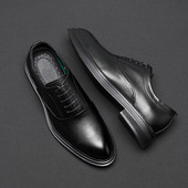 Ανδρικά επίσημα παπούτσια από οικολογικό δέρμα - δύο μοντέλα
