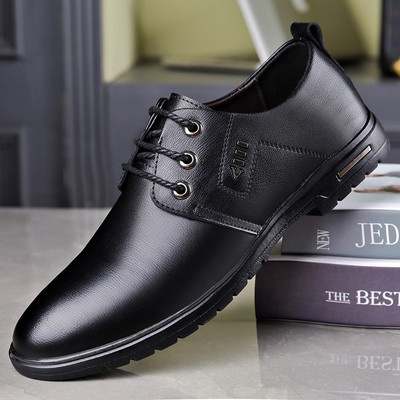 Ανδρικά έκο δερμάτινα παπούτσια με μοντέλο με κορδόνια