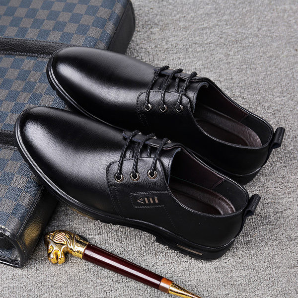 Ανδρικά έκο δερμάτινα παπούτσια με μοντέλο με κορδόνια