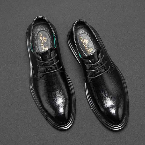 Terava mudeliga meeste pidulikud kingad - kaks mudelit