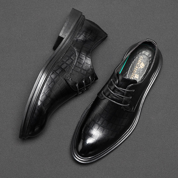 Terava mudeliga meeste pidulikud kingad - kaks mudelit