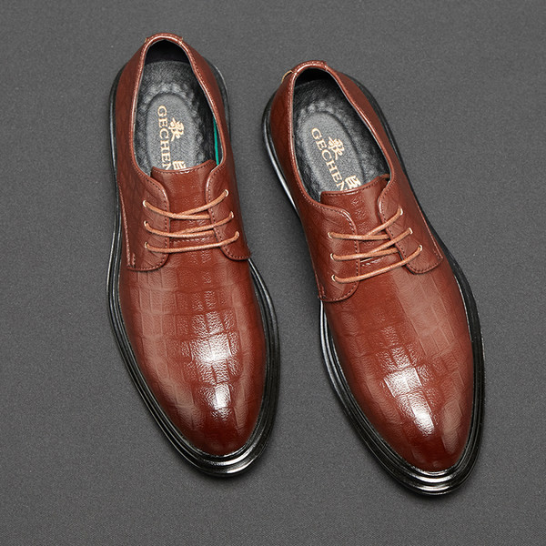 Terava mudeliga meeste pidulikud kingad - kaks mudelit