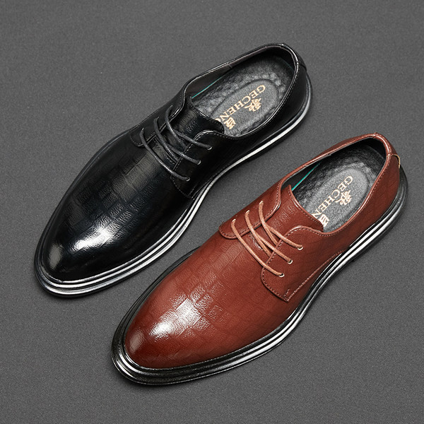 Terava mudeliga meeste pidulikud kingad - kaks mudelit