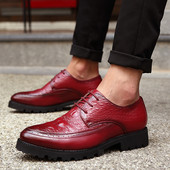 Vīriešu formāli krokodilādas apavi ar šņorēm