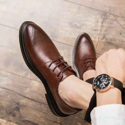 Uus mudel eco-nahast paeltega meeste pidulikud kingad