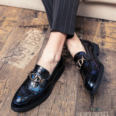 Új modell férfi formális cipő fém csattal