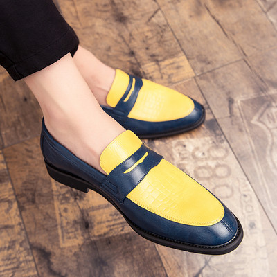 Μοντέρνα ανδρικά παπούτσια από οικολογικό δέρμα - σε διάφορα χρώματα