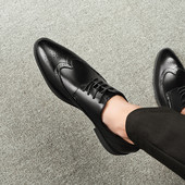 Ametlikud terava otsaga paeltega kingad meestele