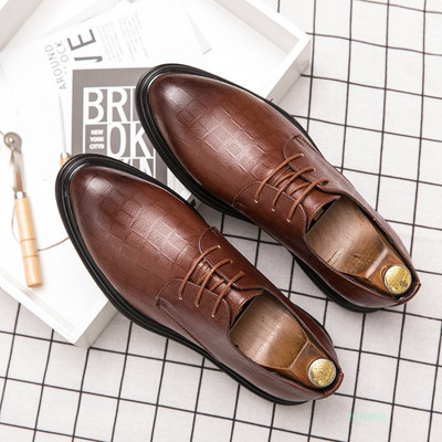 Nahast meeste mustad ja pruunid paeltega kingad