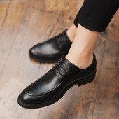 Uus mudel teravatipulised paeltega meeste kingad - kunstnahk