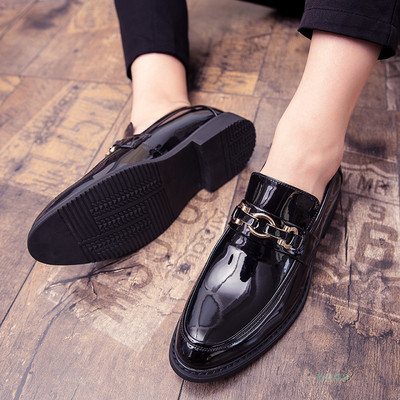 Uus mudel teravatipulised paeltega meeste kingad - kunstnahk