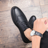 Vīriešu formāli elpojoši apavi ar šņorēm