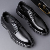 Nahast meeste kingad paeltega terava mudeliga