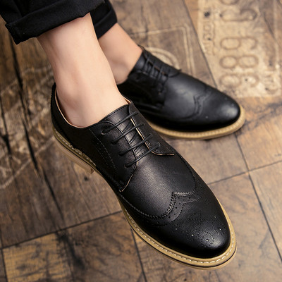 Ανδρικά επίσημα παπούτσια με κορδόνια - βρετανικό στιλ