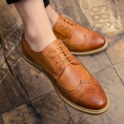 Ανδρικά επίσημα παπούτσια με κορδόνια - βρετανικό στιλ