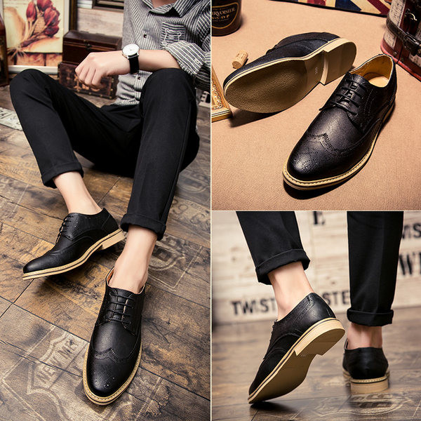 Ανδρικά επίσημα παπούτσια με κορδόνια - βρετανικό στιλ