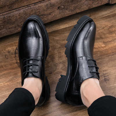 Tavalised paeltega meeste pidulikud kingad