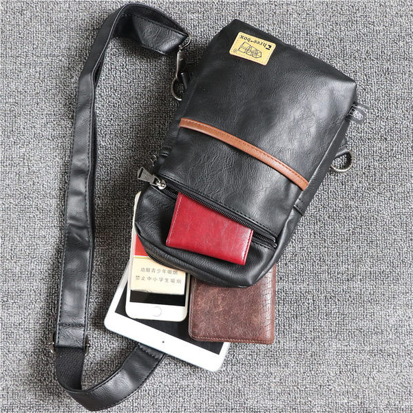 Meeste ökonahast kott lukuga rihma ja embleemiga