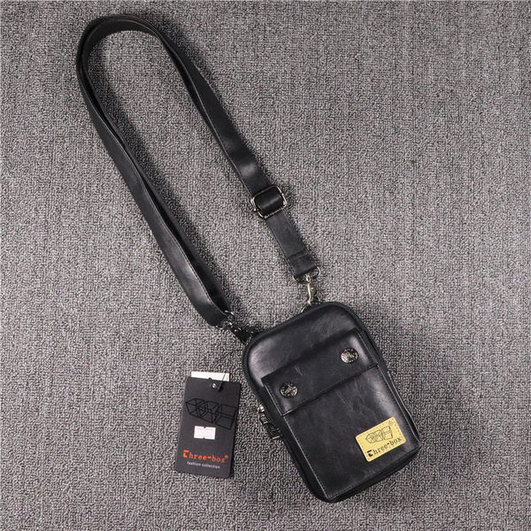 Tõmbluku ja pika sangaga meeste minikott