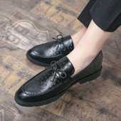 Paelaga pidulikud meeste kingad - ökonahk