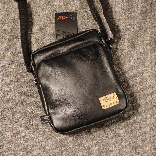 Vīriešu mākslīgās ādas soma ar garu rokturi