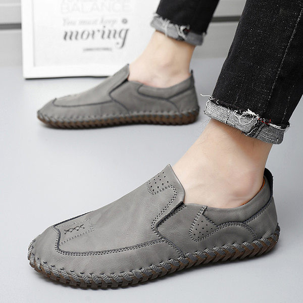 Lapos talpú bőrcipő - férfiaknak