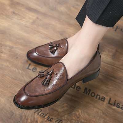 Mūsdienīgi formāli vīriešu apavi no mākslīgās ādas