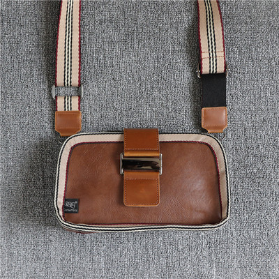 Meeste minikandiline metallist elemendiga kott