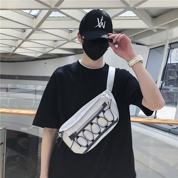 Vīriešu punk tipa tekstila soma