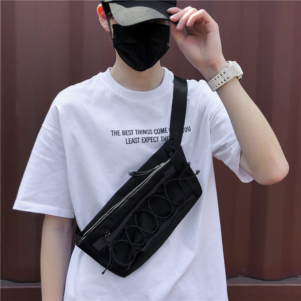 Vīriešu punk tipa tekstila soma