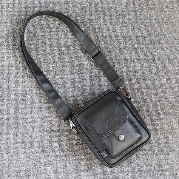 Ikdienas mini soma ar metāla pogu vīriešiem