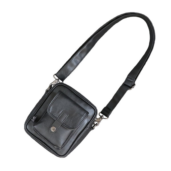 Ikdienas mini soma ar metāla pogu vīriešiem