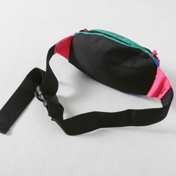 Värviline punk tüüpi tekstiilist kott