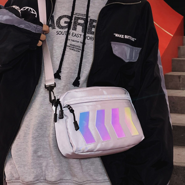 Väike tekstiilist õlakott meestele