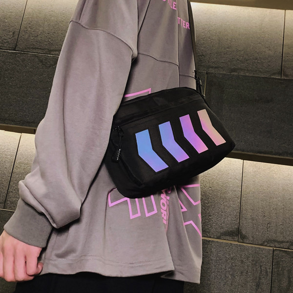 Väike tekstiilist õlakott meestele