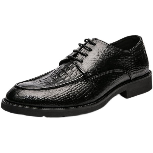 Formális férfi bőrcipő fűzővel
