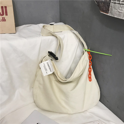 Suur tekstiilist õlakott meestele