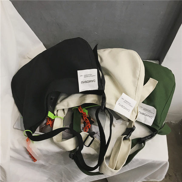 Suur tekstiilist õlakott meestele